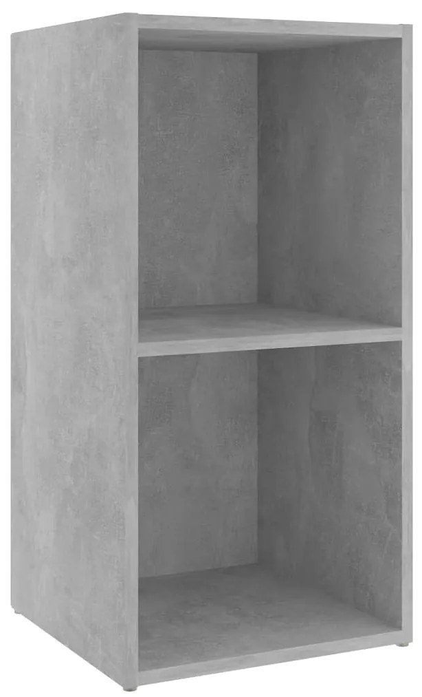 Móvel de TV 72x35x36,5 cm derivados de madeira cinzento cimento
