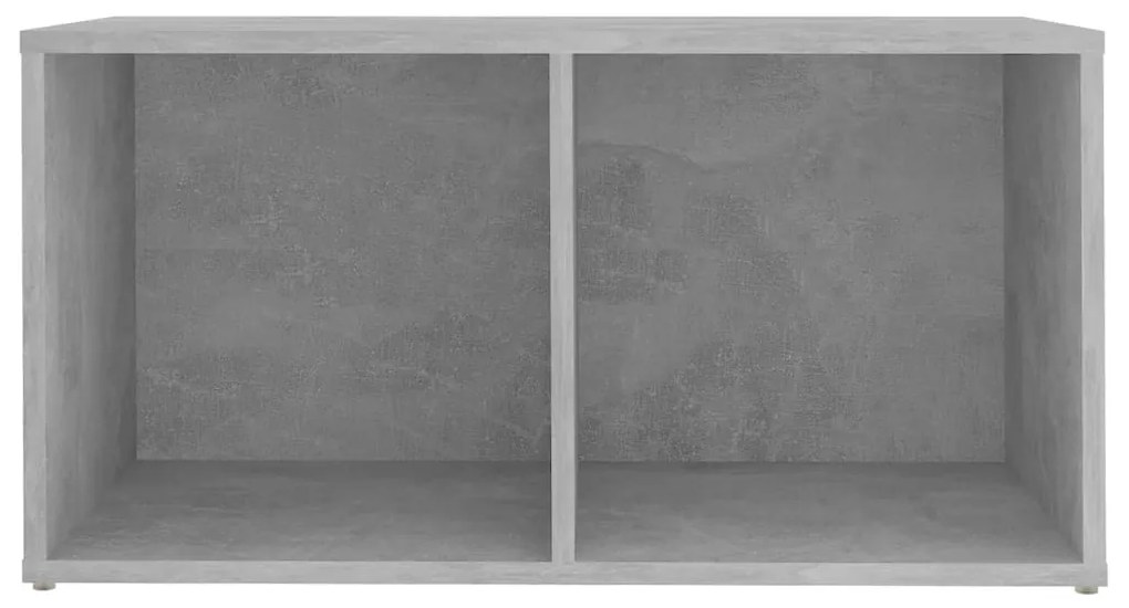 Móveis de TV 2 pcs 72x35x36,5 cm contraplacado cinzento cimento