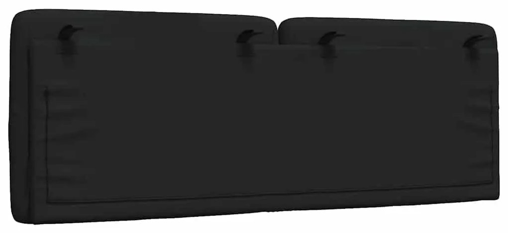 Almofadão de cabeceira 120 cm tecido preto