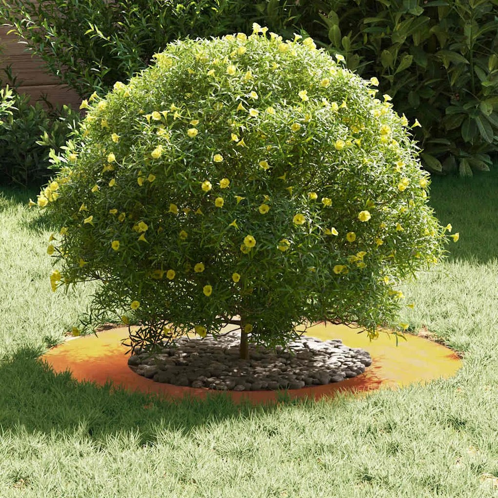 Plantadeira de Aço Corten Aço corten Médio Inserções Decorativas