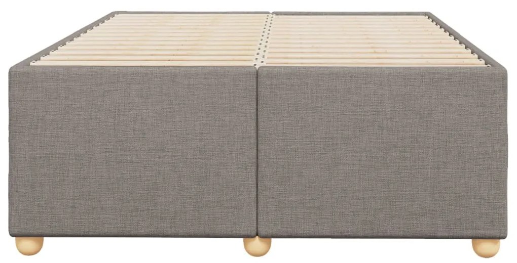 Estrutura cama sem colchão 120x200 cm tecido cinza-acastanhado