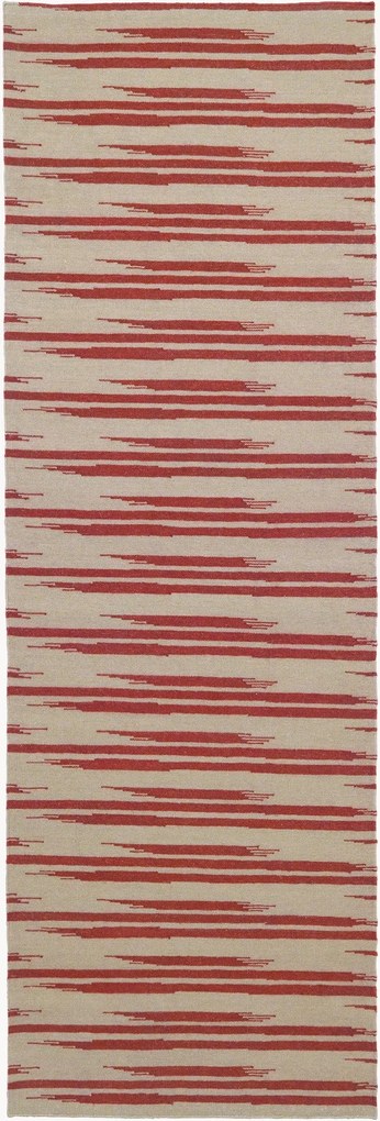 Passadeira em lã artesanal de pelo curto Aud