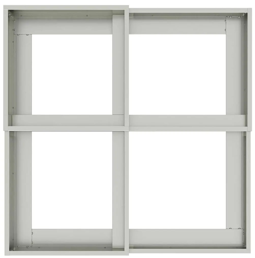 Plantador de Jardim vidaXL 100x100x60 cm Aço Galvanizado