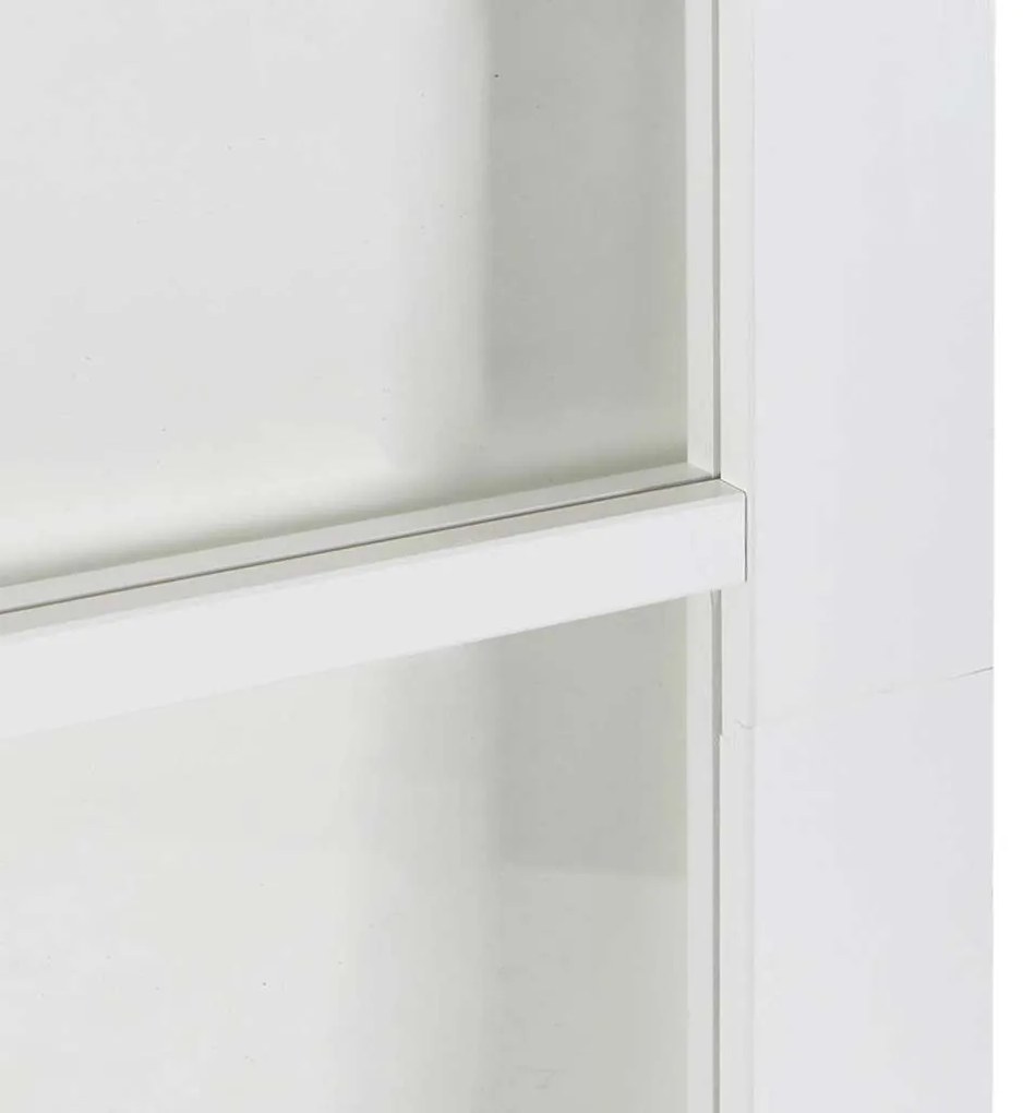 Porta Deslizante vidaXL com Conjunto de Hardware Branco 93x211 cm Made