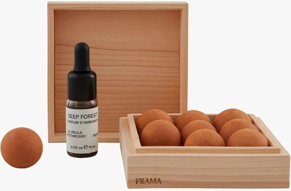 Difusor de óleos essenciais Deep Forest (laranja, rosa branca, madeira de cedro & patchouli)