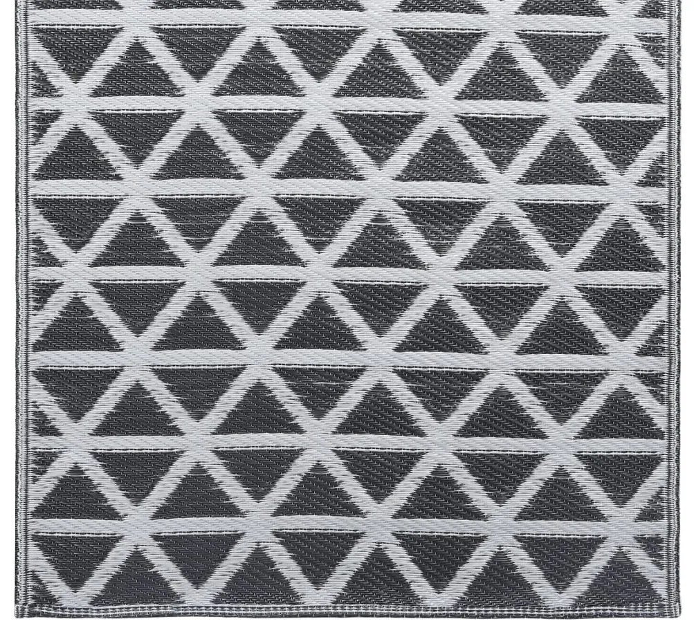 Tapete de exterior 120x180 cm ARAKIL PP preto