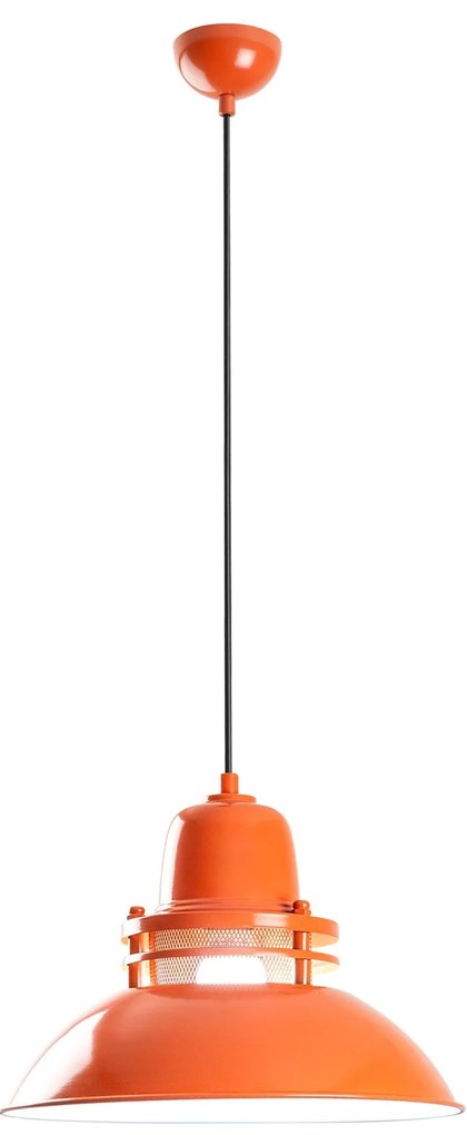 Candeeiro de Teto Tibet – Laranja – Ø34 x 27 cm