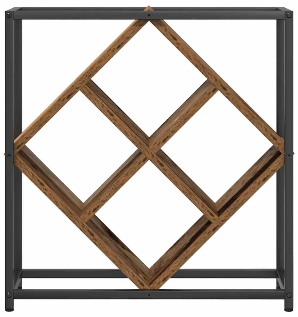 Rack de Vinho Madeira Velha 51x18x52,5 cm Madeira Engenharia