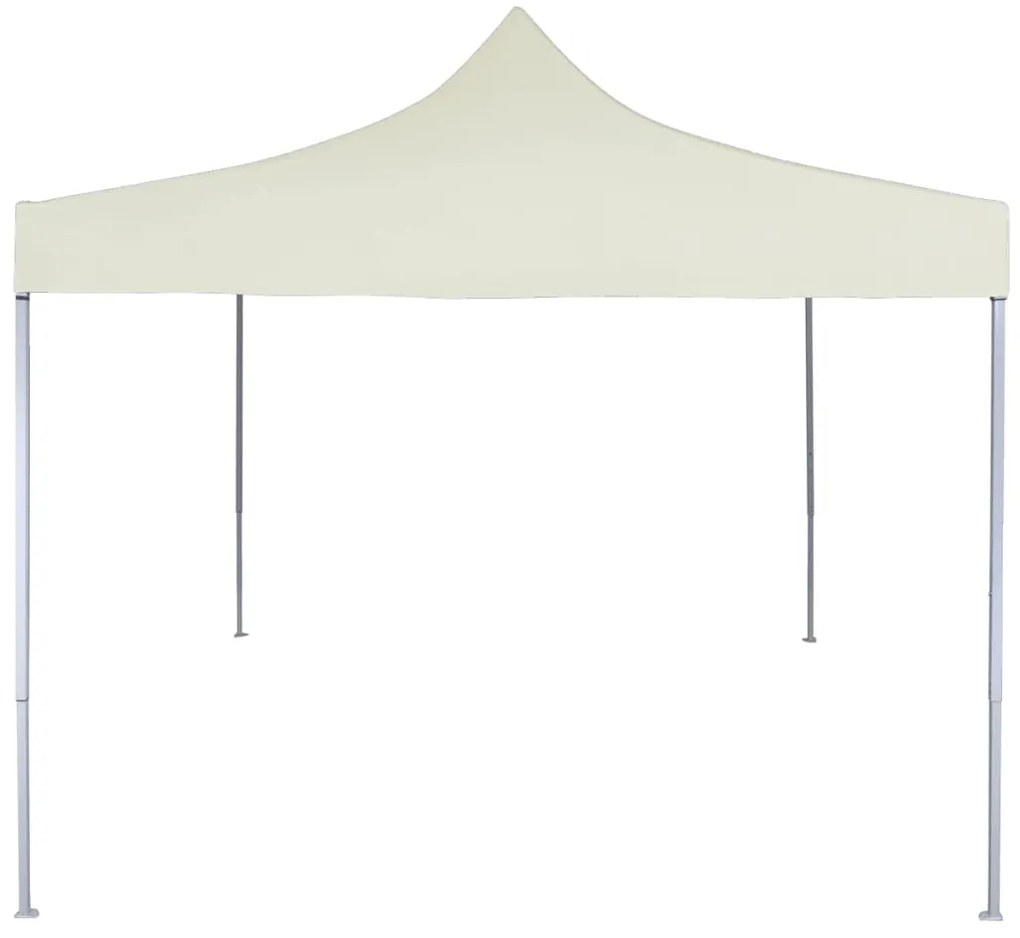 Tenda dobrável profissional para festas 2x2 m aço creme