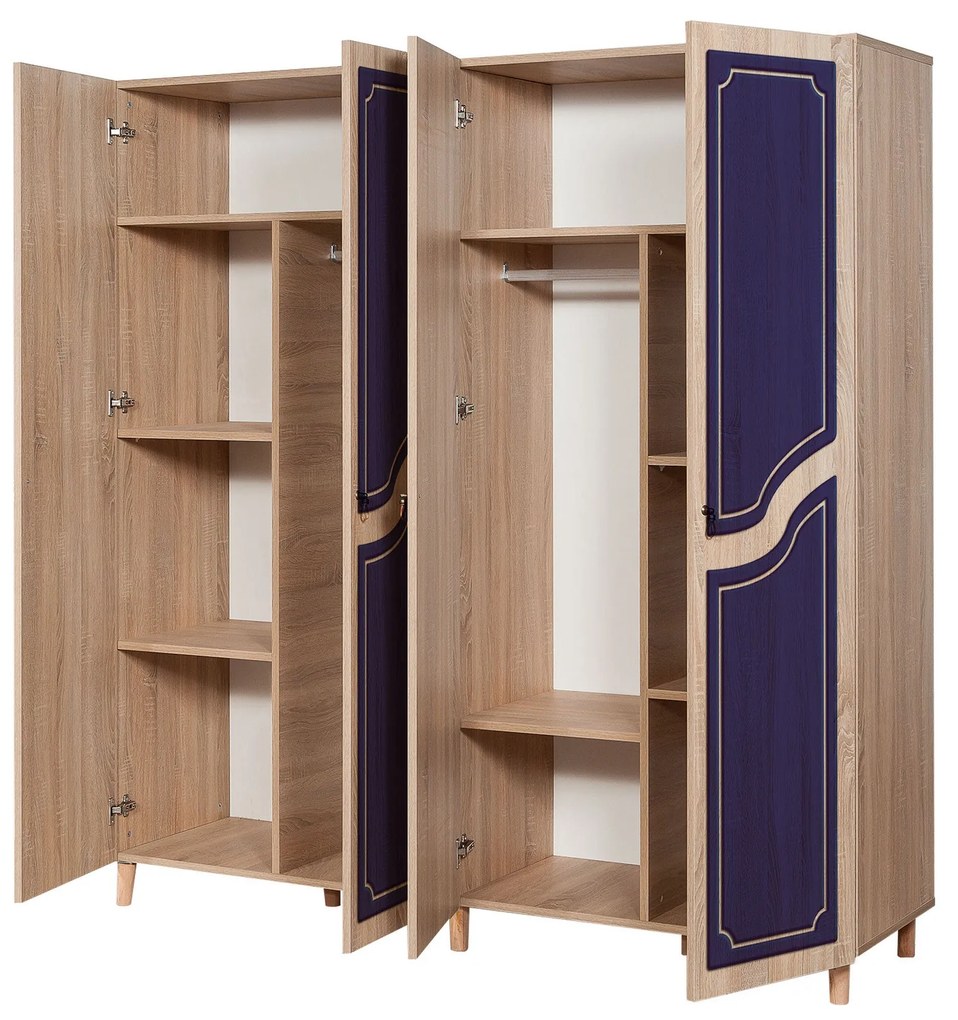 Roupeiro Imaj – Carvalho Sonoma – 180x192x52 cm