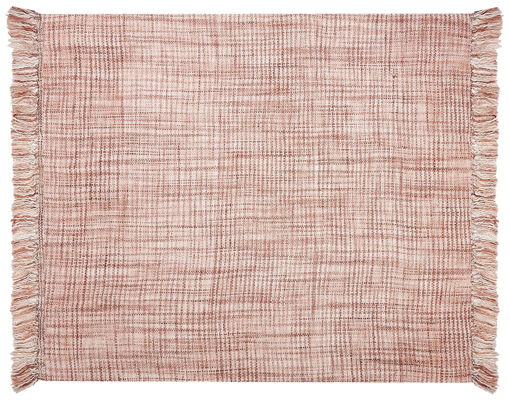 Manta em acrílico castanho 125 x 150 cm DEURALI Beliani