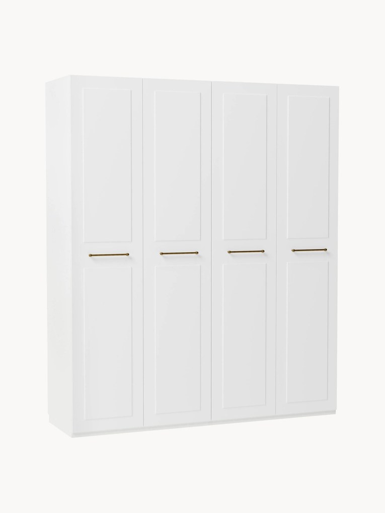 Roupeiro modular com portas articuladas Charlotte, L 200 cm, vários tamanhos