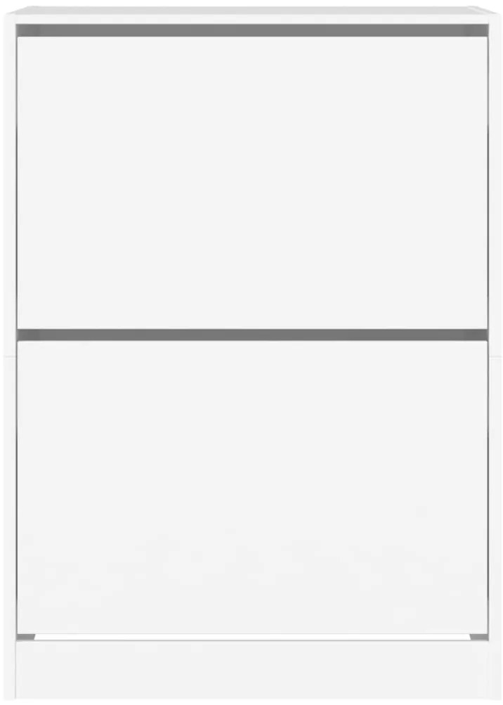Sapateira c/ 2 gavetas articuladas 80x42x108 cm branco