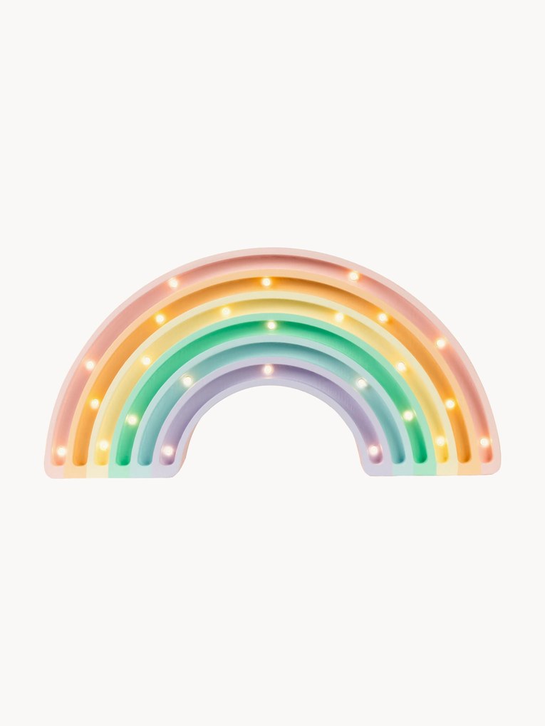 Candeeiro LED artesanal para crianças regulável com temporizador e comando Rainbow