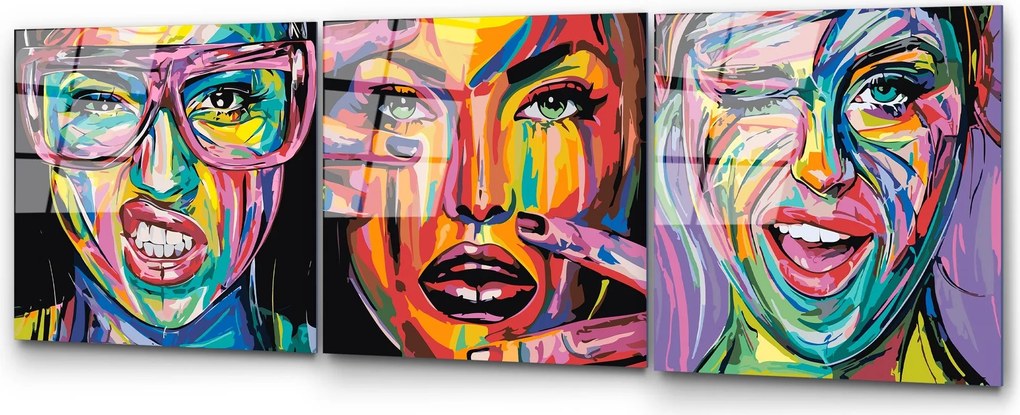 Pintura Decorativa em Vidro Temperado UV-852 – Multicolor – 50 x 50 cm