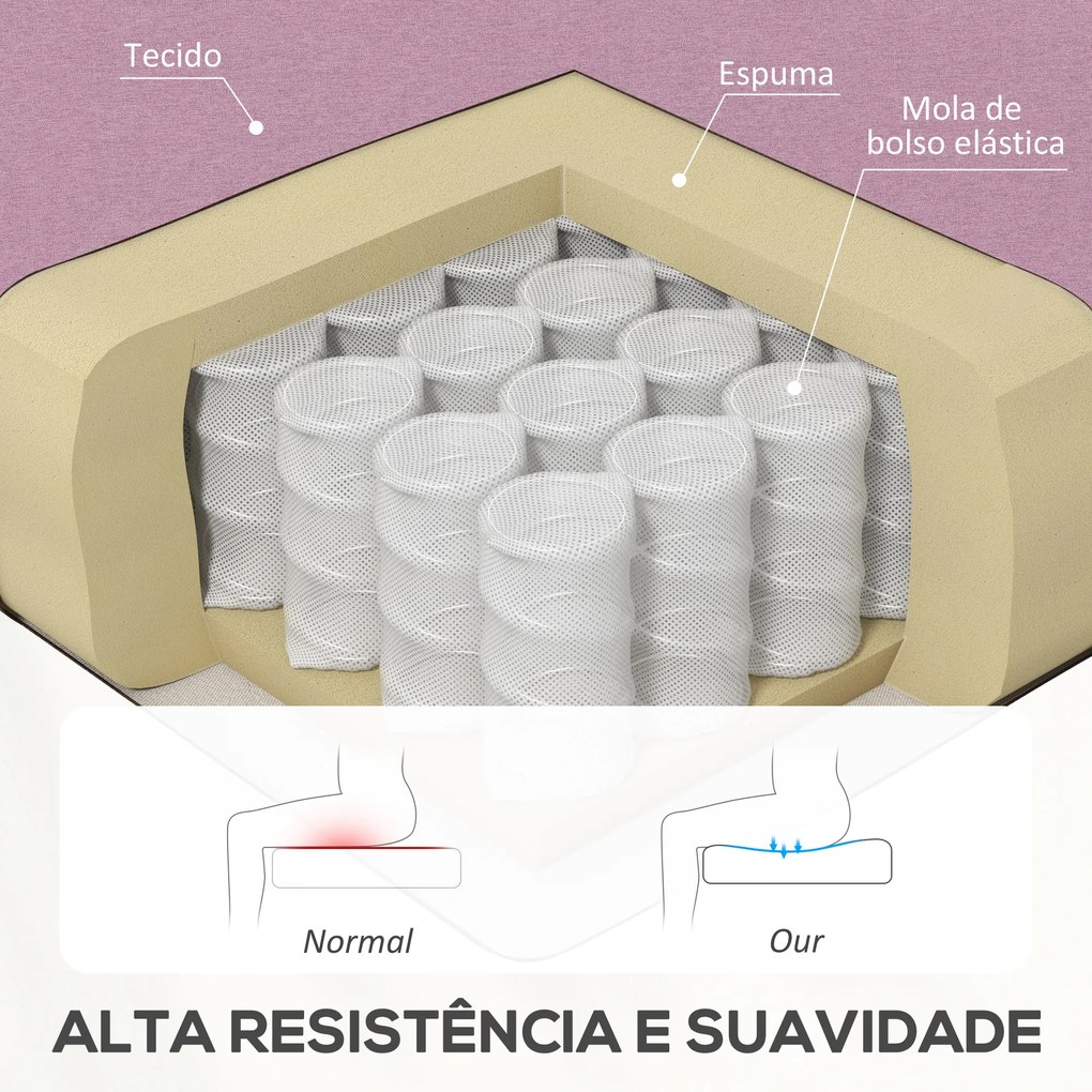 Poltrona Relax Reclinável até 160° Poltrona Reclinável Manual com Apoio para os Pés 64x86x102 cm Rosa