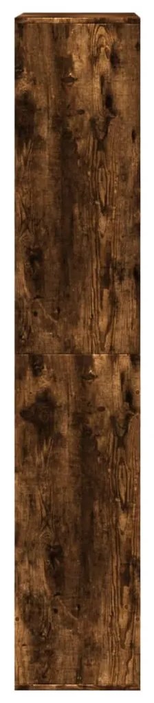 Estante 100x33x175 cm derivados de madeira carvalho fumado