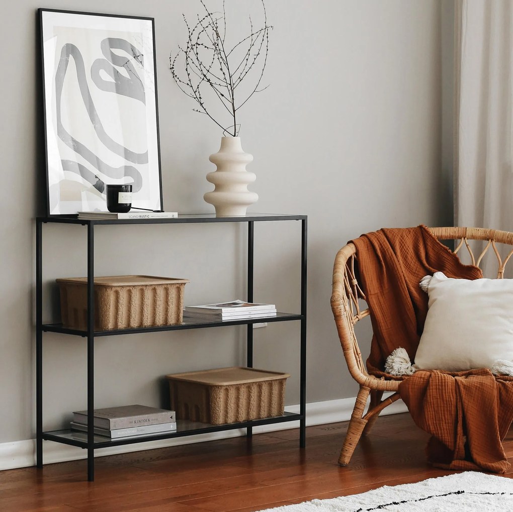 Cômoda D100 – Preto – 100 cm x 85 cm x 30 cm