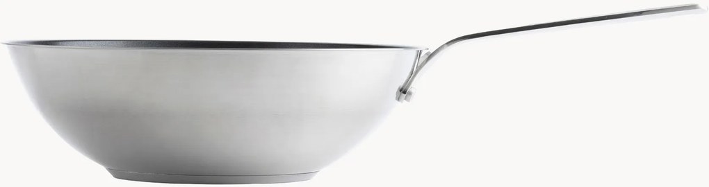 Wok em aço inoxidável com tampa de vidro Kitchenaid