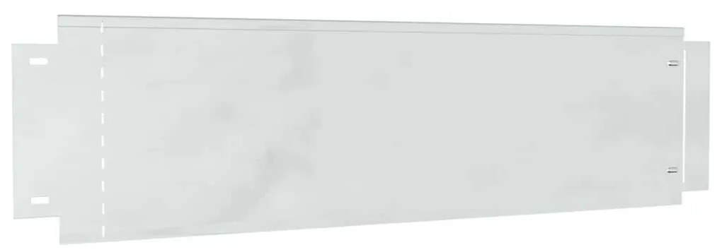Bordas de Grama vidaXL 30 pcs 25x100 cm Aço Galvanizado Flexível