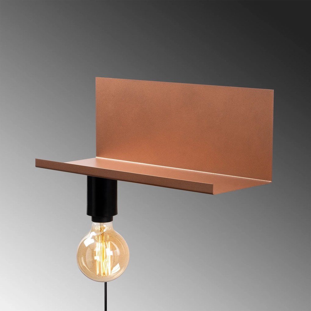 Candeeiro de Parede Tokyo - Cobre - 40 x 15 x 15 cm