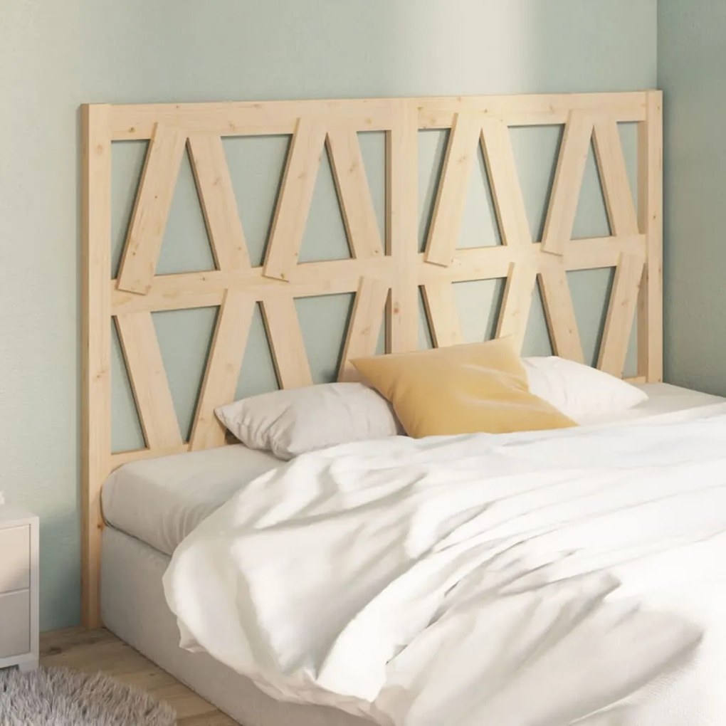 Cabeceira de cama 146x4x100 cm pinho maciço