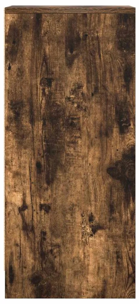Aparador 29,5x34x76 cm derivados de madeira carvalho fumado