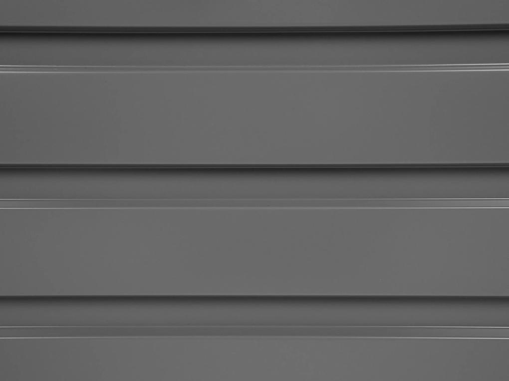 Caixa de arrumação em aço cinzento 165 x 70 cm CEBROSA Beliani