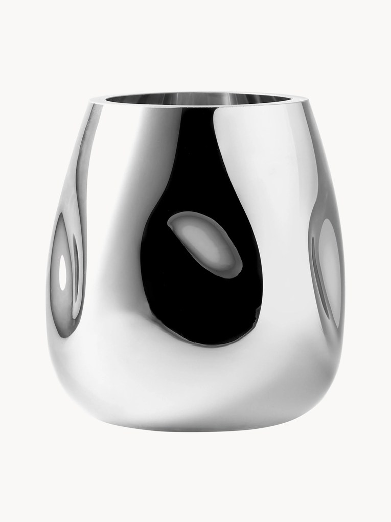 Jarra de vidro artesanal pequeno Mirror, Alt 17 cm