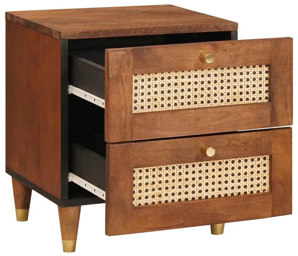 Mesas de cabeceira com gaveta 2 pcs 40 x 33.5 x 46 cm