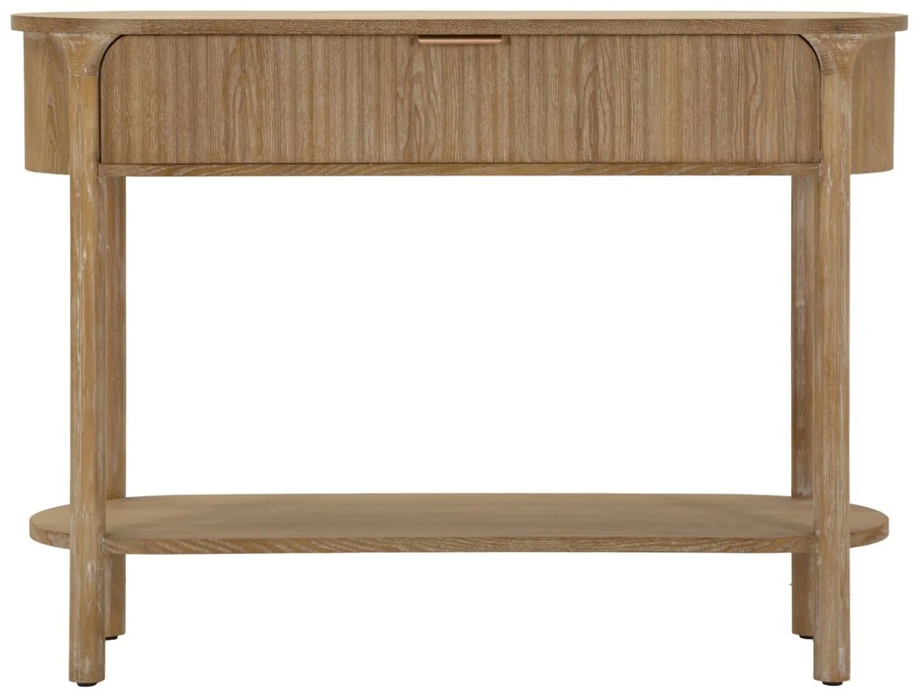 MESA CONSOLO GOTHENBURG 110X40X80 CM CASTANHO