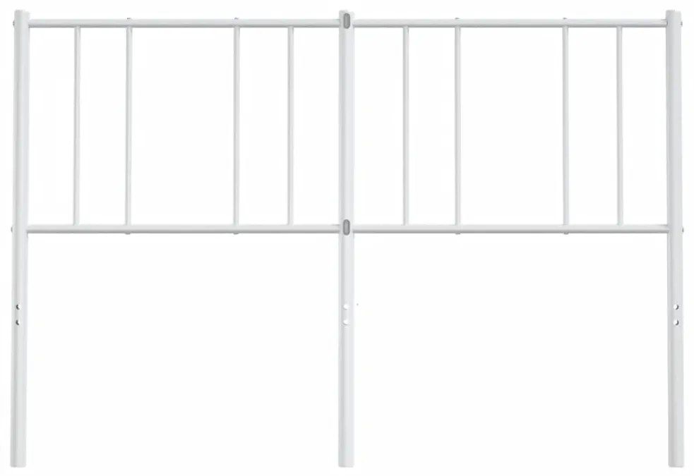Cabeceira de cama 160 cm metal branco