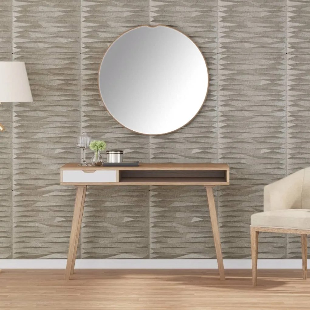 Painéis de parede 24 pcs 50x50 cm 6m² XPS pedra betão