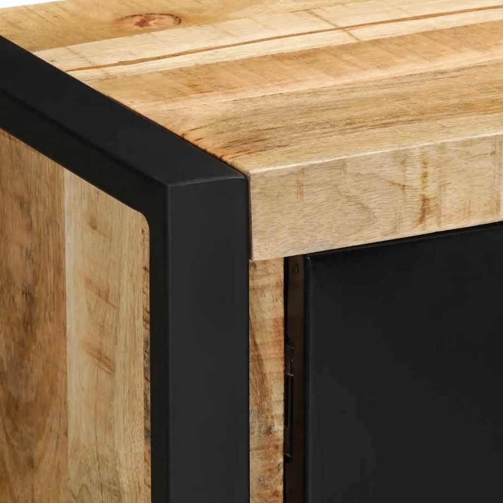 Móvel de TV 80x30x35 cm madeira mangueira áspera maciça