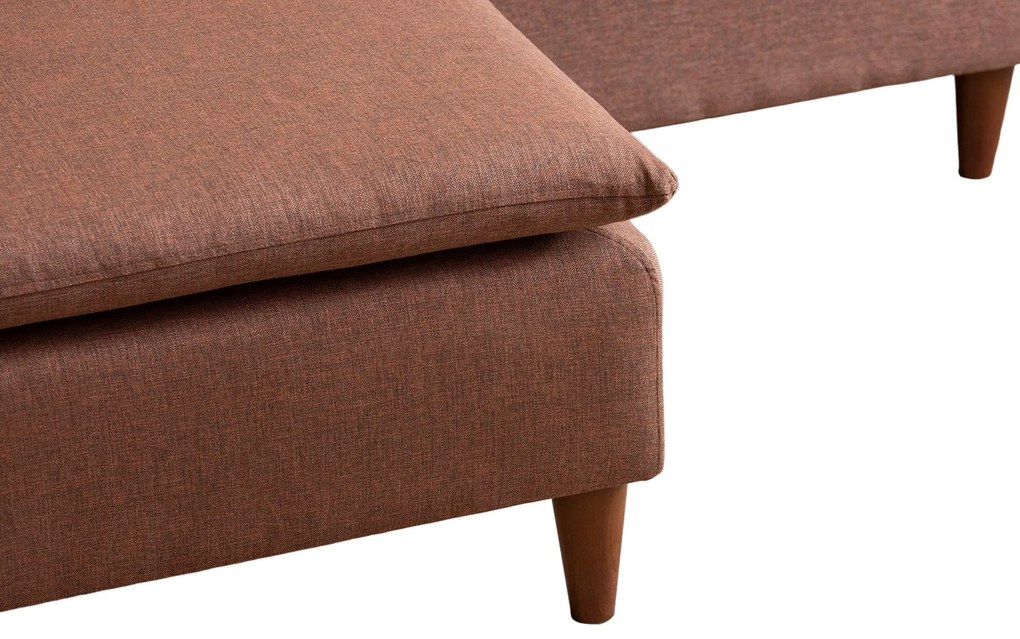 Sofá de Canto Lungo – Castanho Claro – 180 cm
