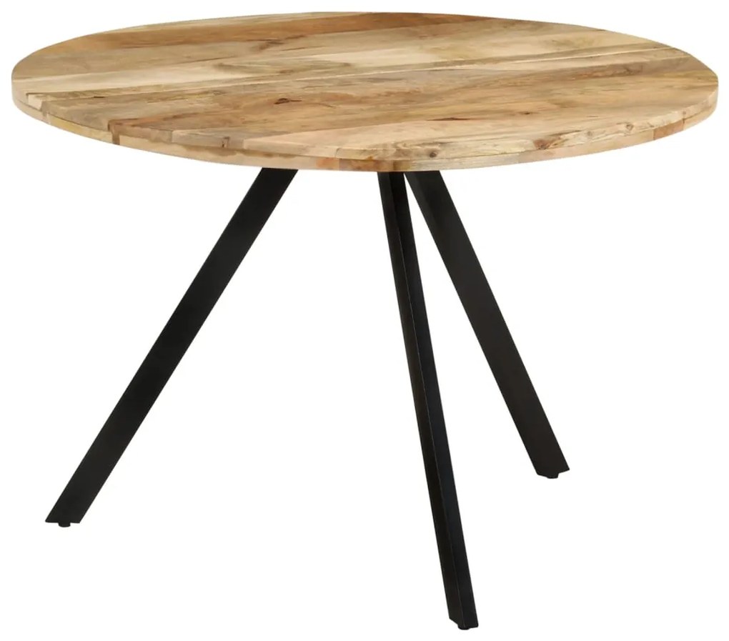 Mesa de jantar 110x75 cm madeira de mangueira maciça