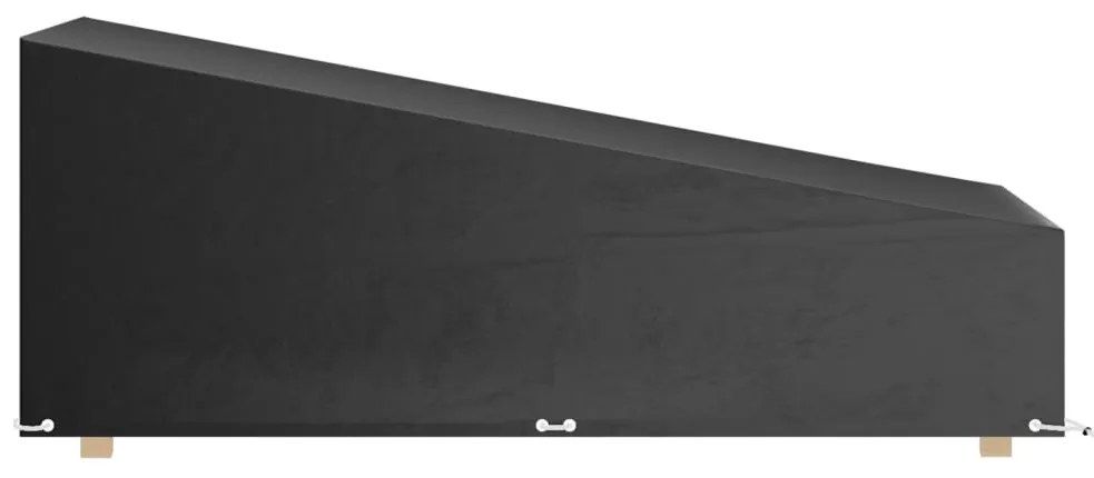 Capas p/ espreguiçadeira 2pcs 12 ilhós 200x65x35/60 cm