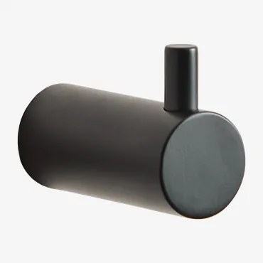 Cabide Para Banheiro Em Aço Inoxidável Devon Preto Mate - Sklum