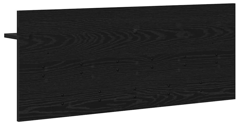 Cabideiro de Parede Carvalho preto 100 x 40 x 12 cm