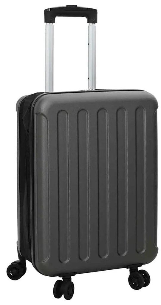 vidaXL Mala Cinzento escuro 34 x 23 x 55.5 cm Plástico ABS