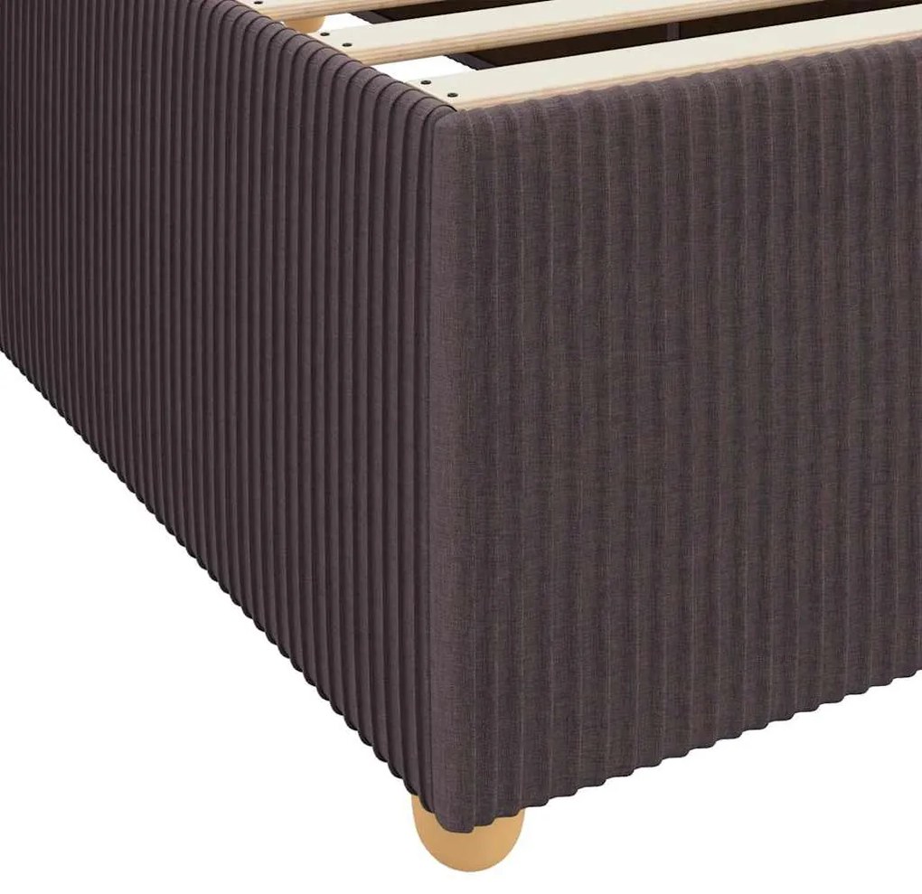 Estrutura da Cama Outros Castanho escuro 160 x 200 cm tecido