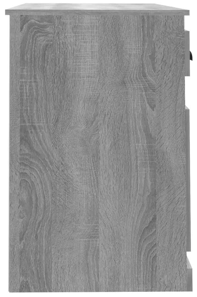 Secretária c/ gaveta 115x50x75 derivados madeira cinza sonoma
