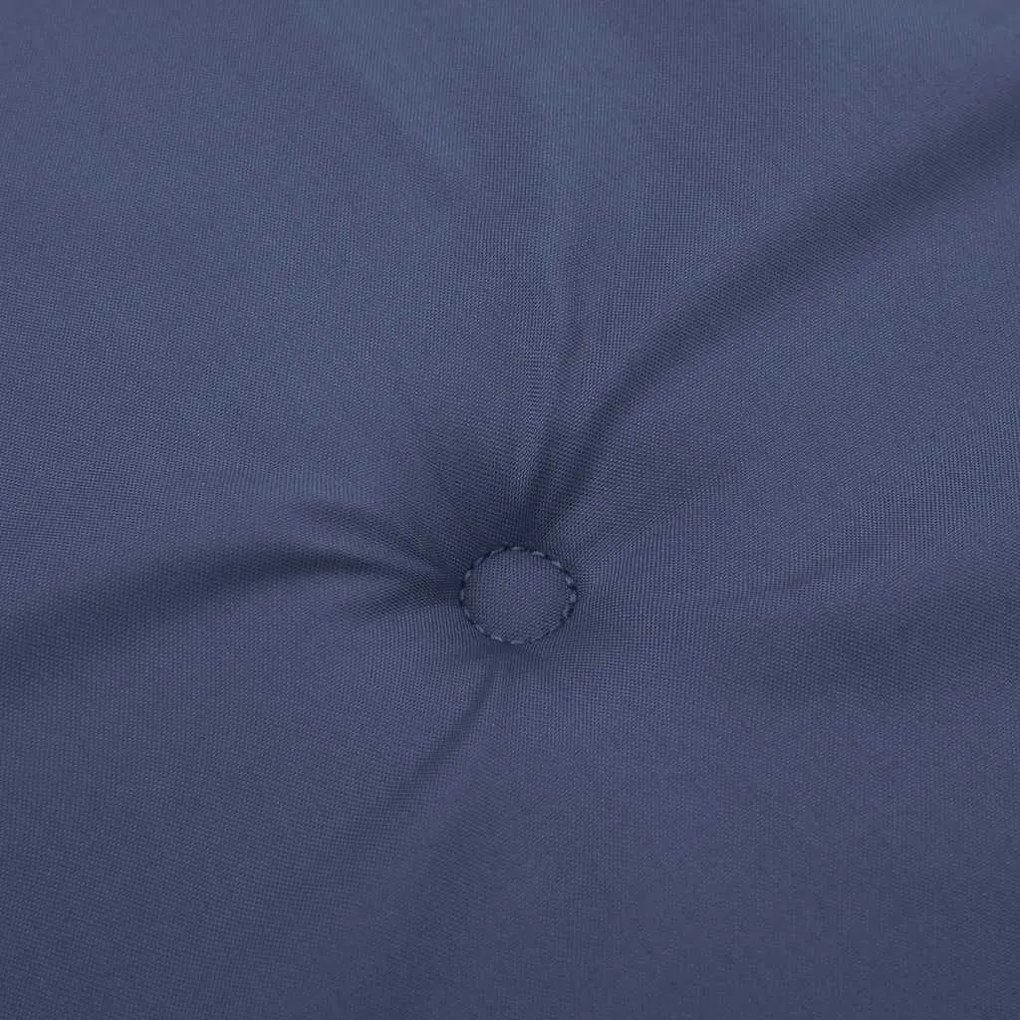 Almofadão p/ banco jardim 150x50x4cm tecido oxford azul-marinho