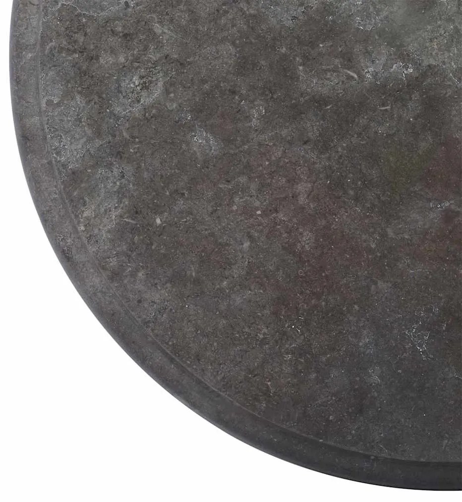Tampo de mesa Ø40x2,5 cm mármore preto
