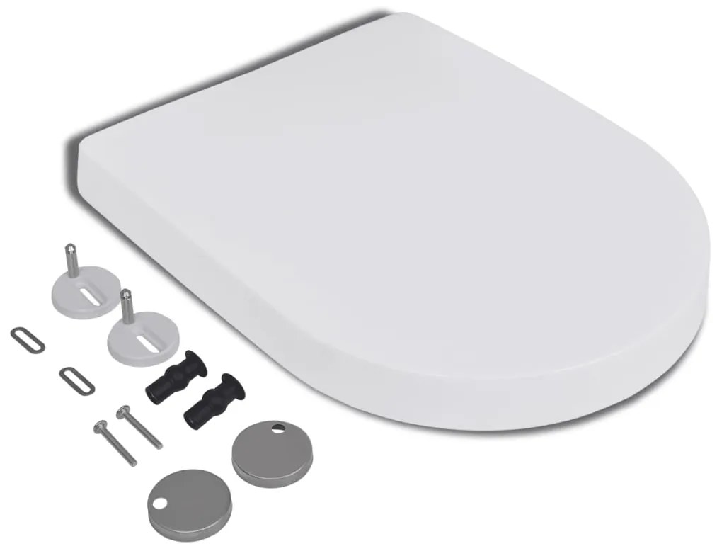 Tampo sanita fecho suave design remoção rápida quadrado branco