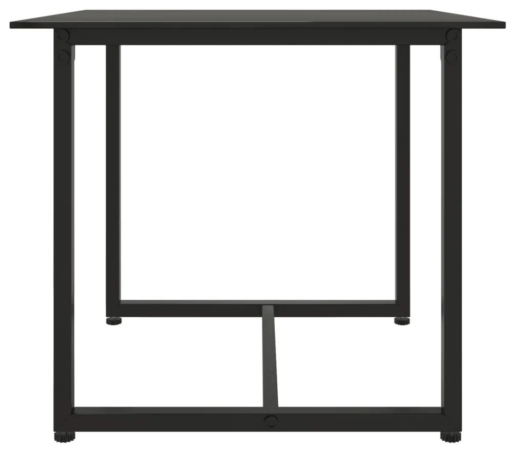 3 pcs conjunto lounge de jardim c/ almofadões vime PE preto