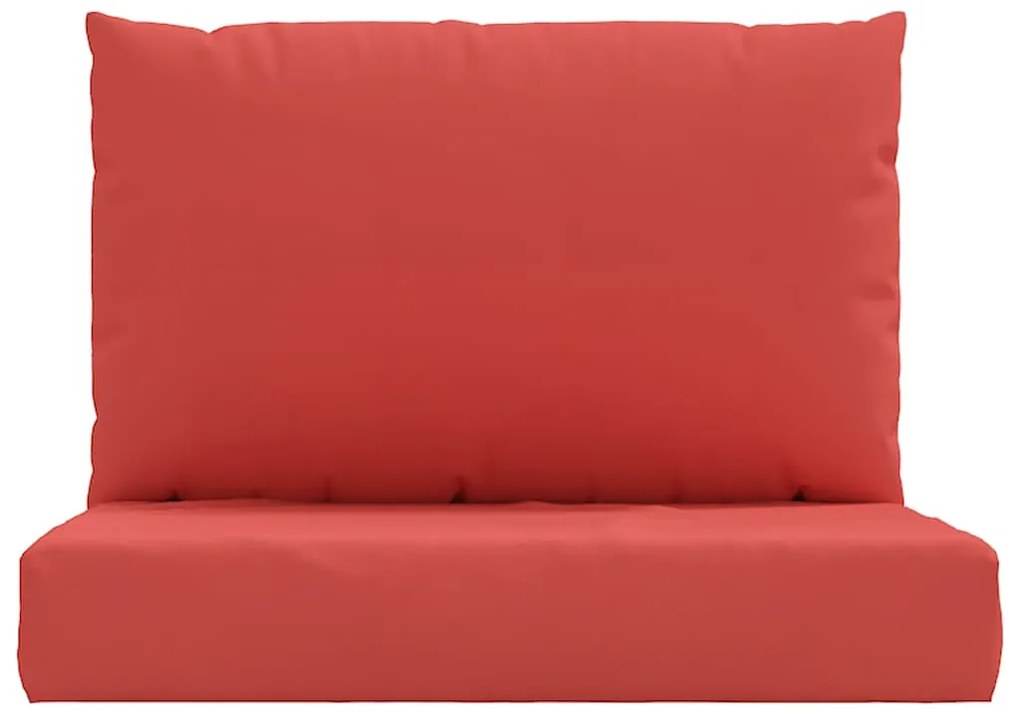 Almofadões p/ móveis de paletes 2 pcs tecido oxford vermelho