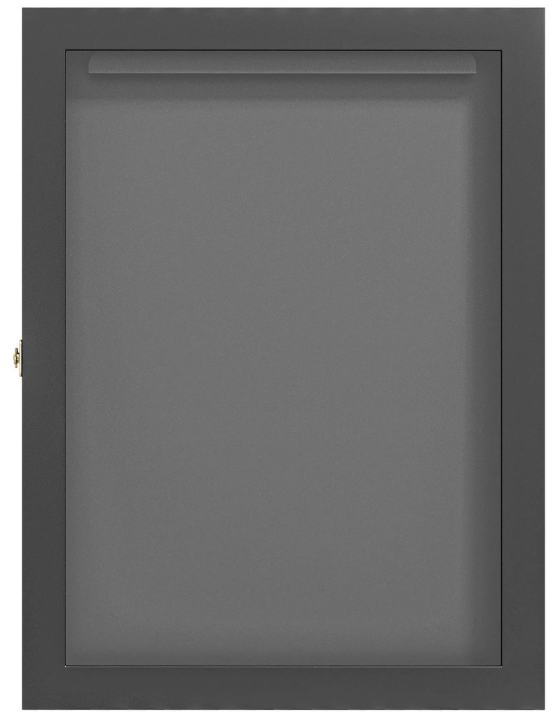 HOMCOM Frame boxe Frame C/ Estrutura P/ Camisola Porta Acrílica Revestimento Interno em Feltro 60x6 5x80 cm Preto | Aosom Portugal