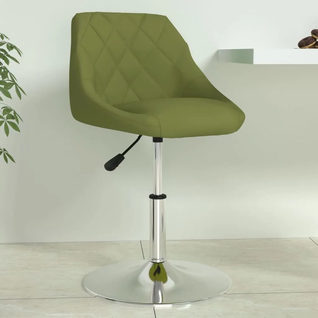 vidaXL Banco de bar veludo verde-claro
