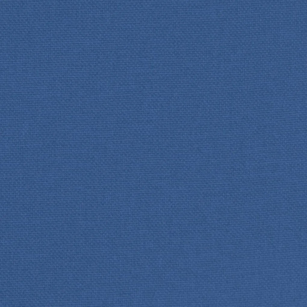 Poltrona Maiza com Apóio de Pés - Em Tecido - Cor Azul - 70x56x68 cm -
